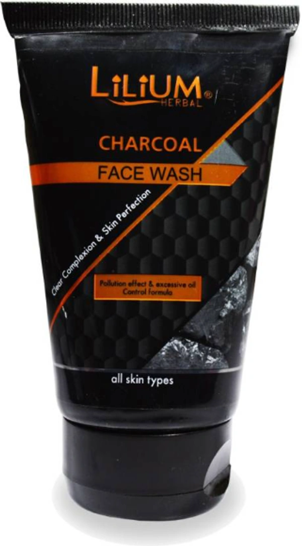 herbal-charcoal-face-wash-lilium - 100ml 